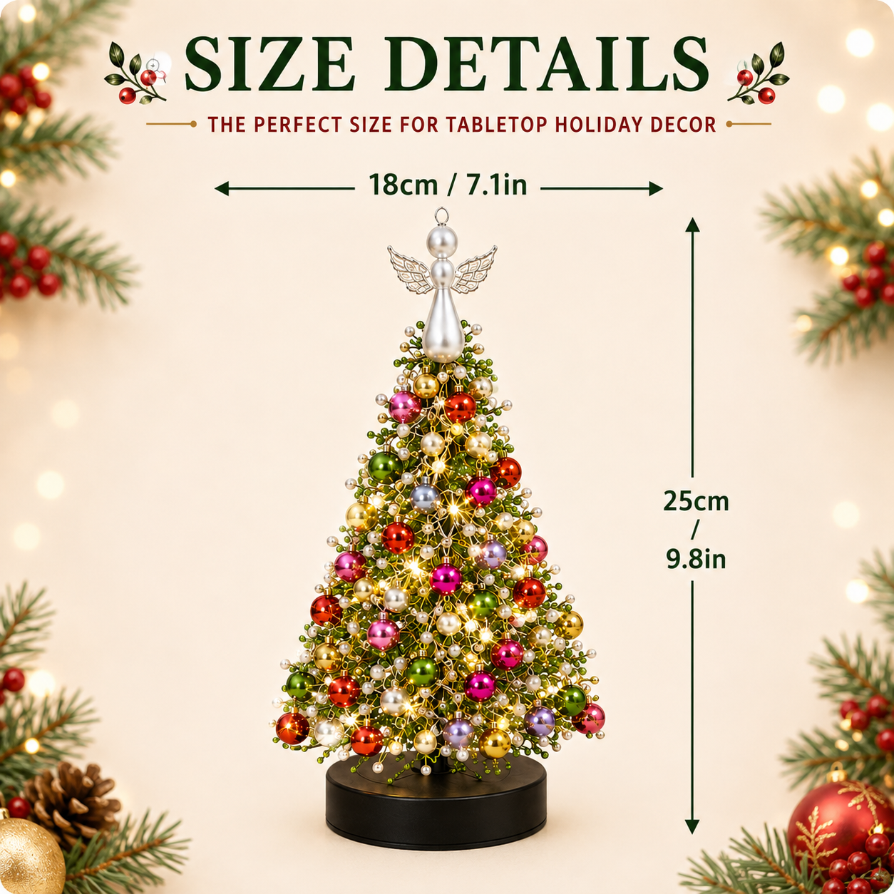 ChristmasCheer™ DIY Beaded Tree Kit